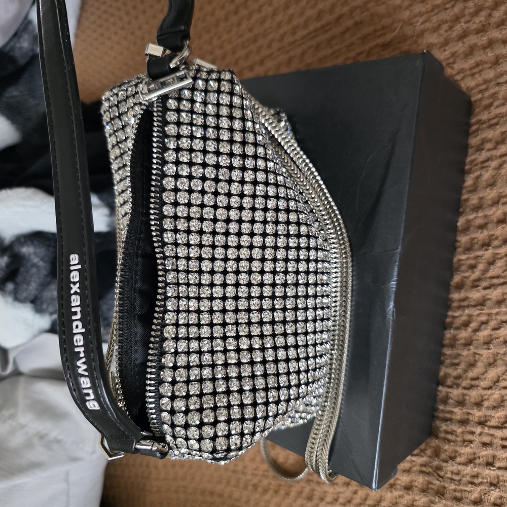 Alexander Wang Silver Rhinestone Bag